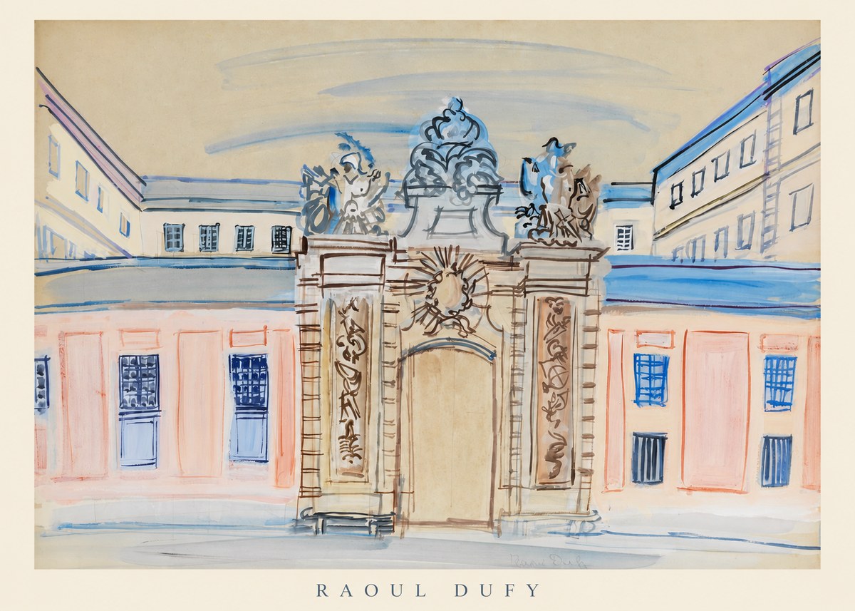 Raoul Dufy Versailles, the Grand Trianon No6 - Poster