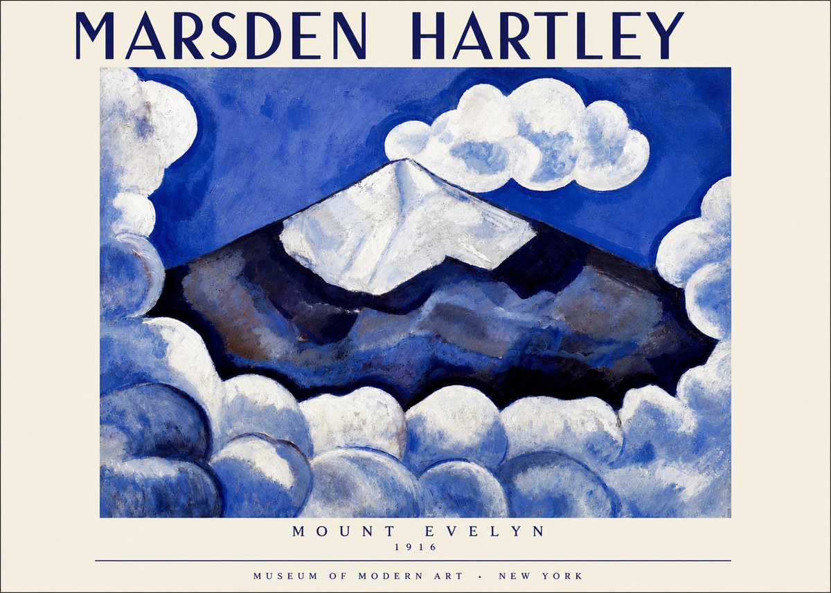 Marsden Hartley Mount Evelyn No4 - Poster