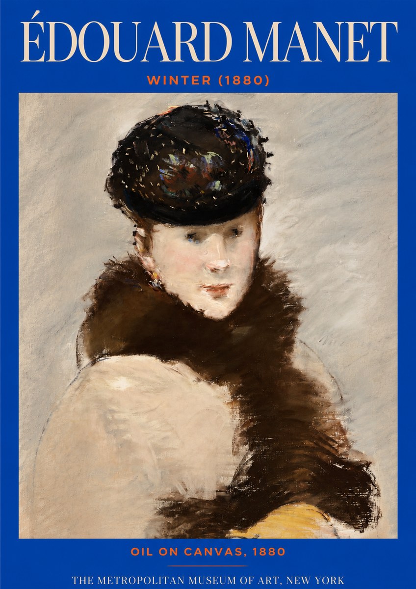 Édouard Manet Winter No2 - Poster