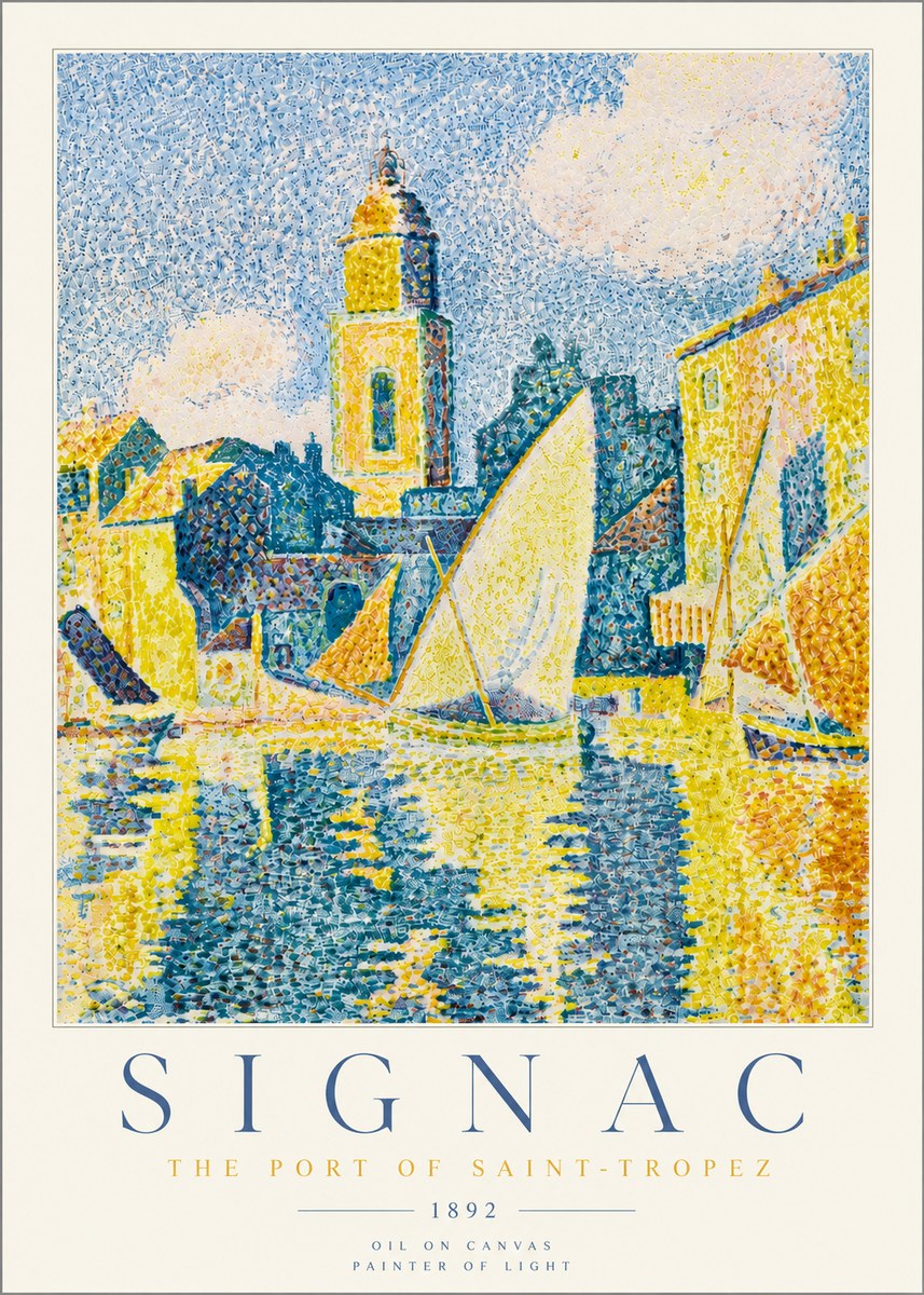 Signac The Port of Saint-tropez No5 - Poster