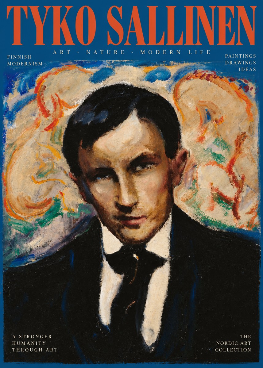 Tyko Sallinen Portrait of a Man II No2 - Poster