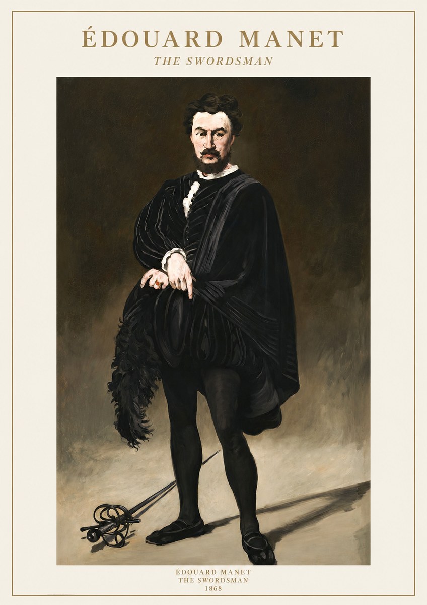 Édouard Manet The Swordsman No1 - Poster