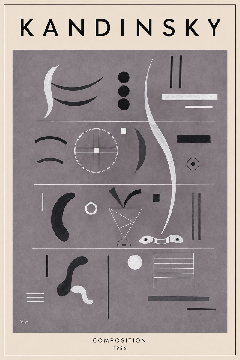 Kandinsky Composition I No2 - Poster