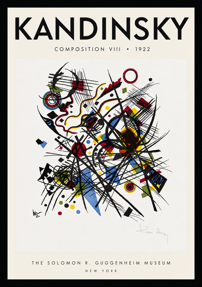 Kandinsky Composition Viii No4 - Poster