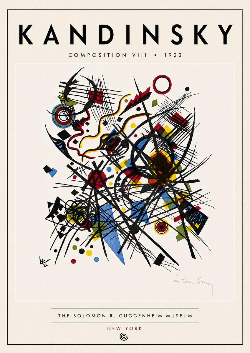 Kandinsky Composition Viii No6 - Poster