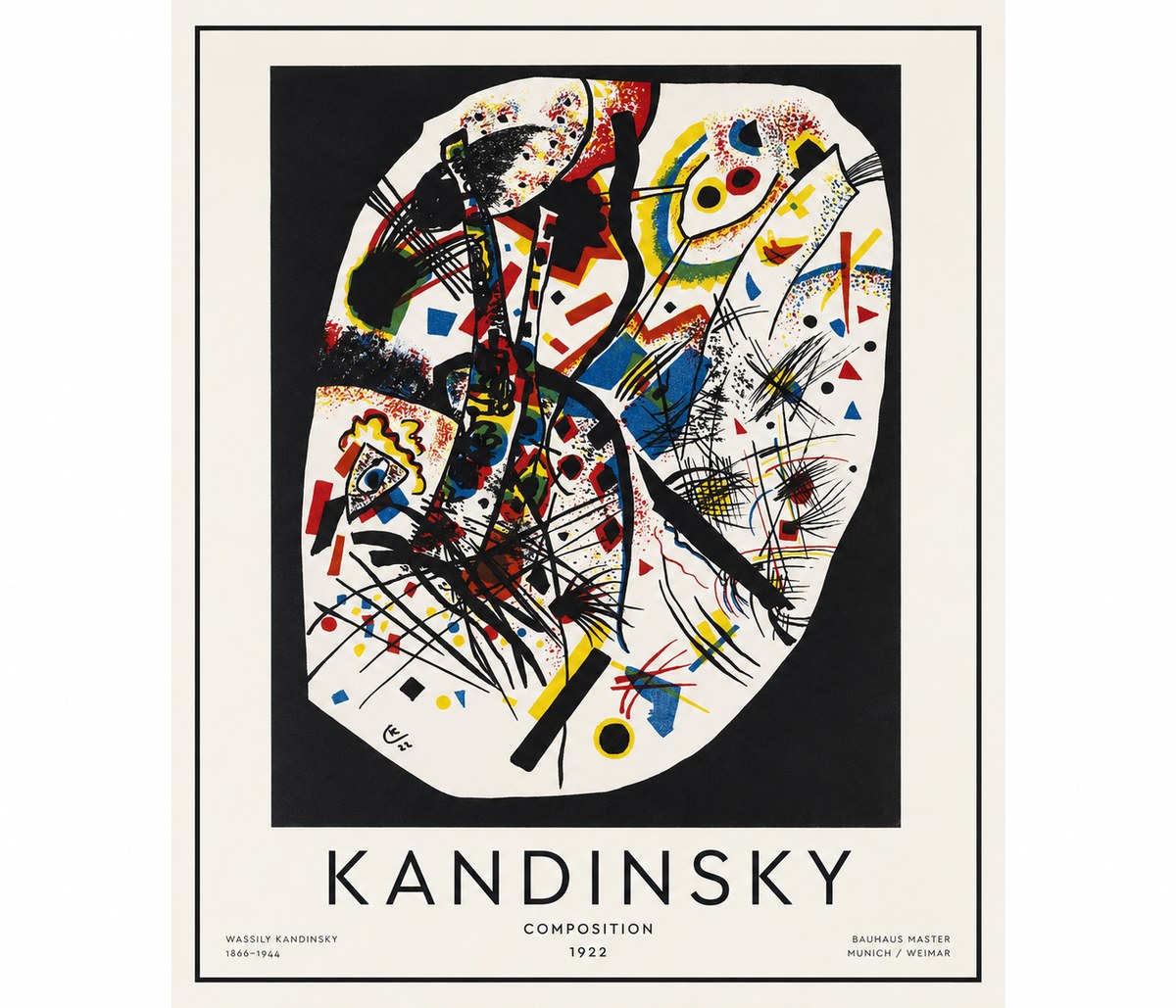 Kandinsky Composition 1922 No1 - Poster