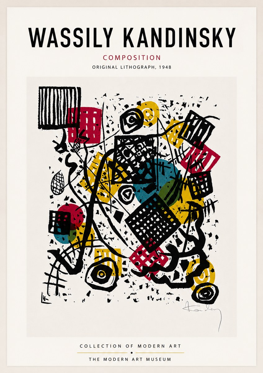 Kandinsky Composition IV No6 - Poster