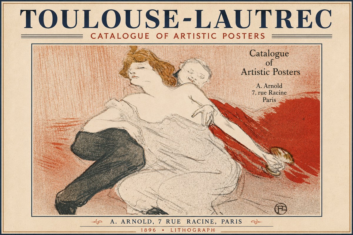 Toulouse-Lautrec Catalogue of Artistic Posters No5 - Poster