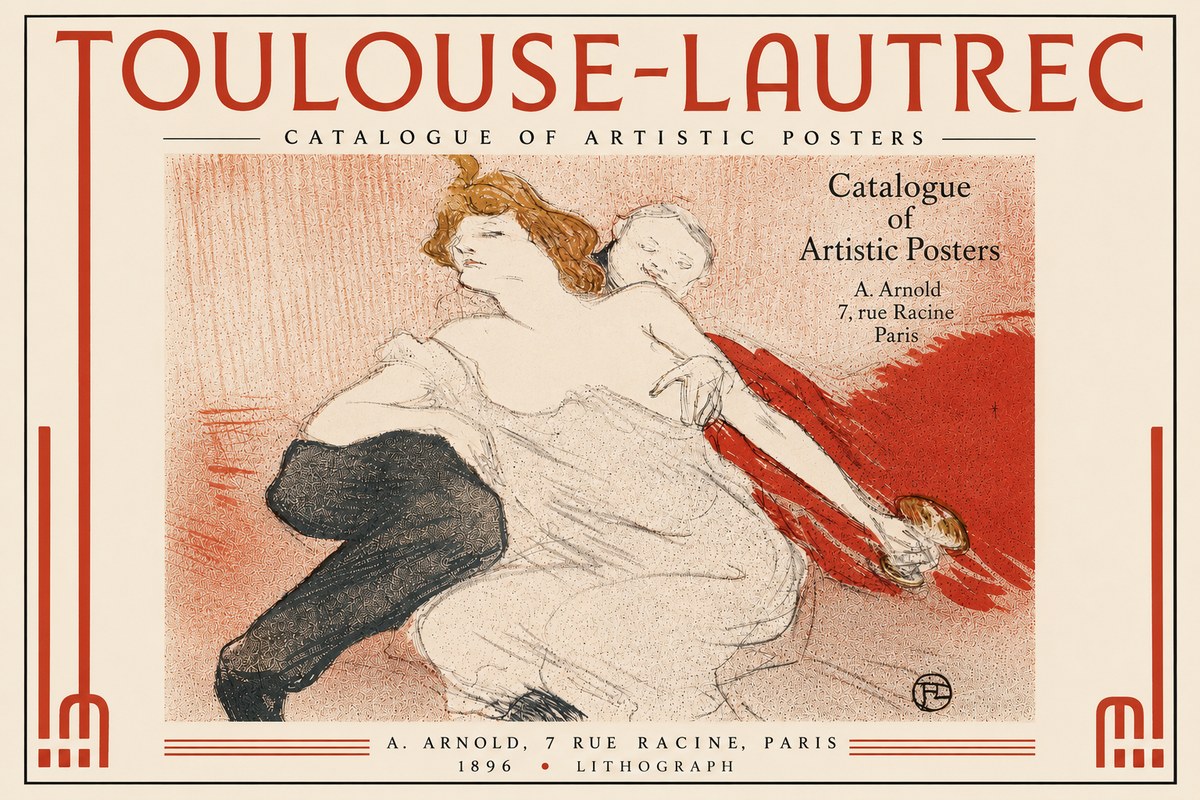 Toulouse-Lautrec Catalogue of Artistic Posters No6 - Poster