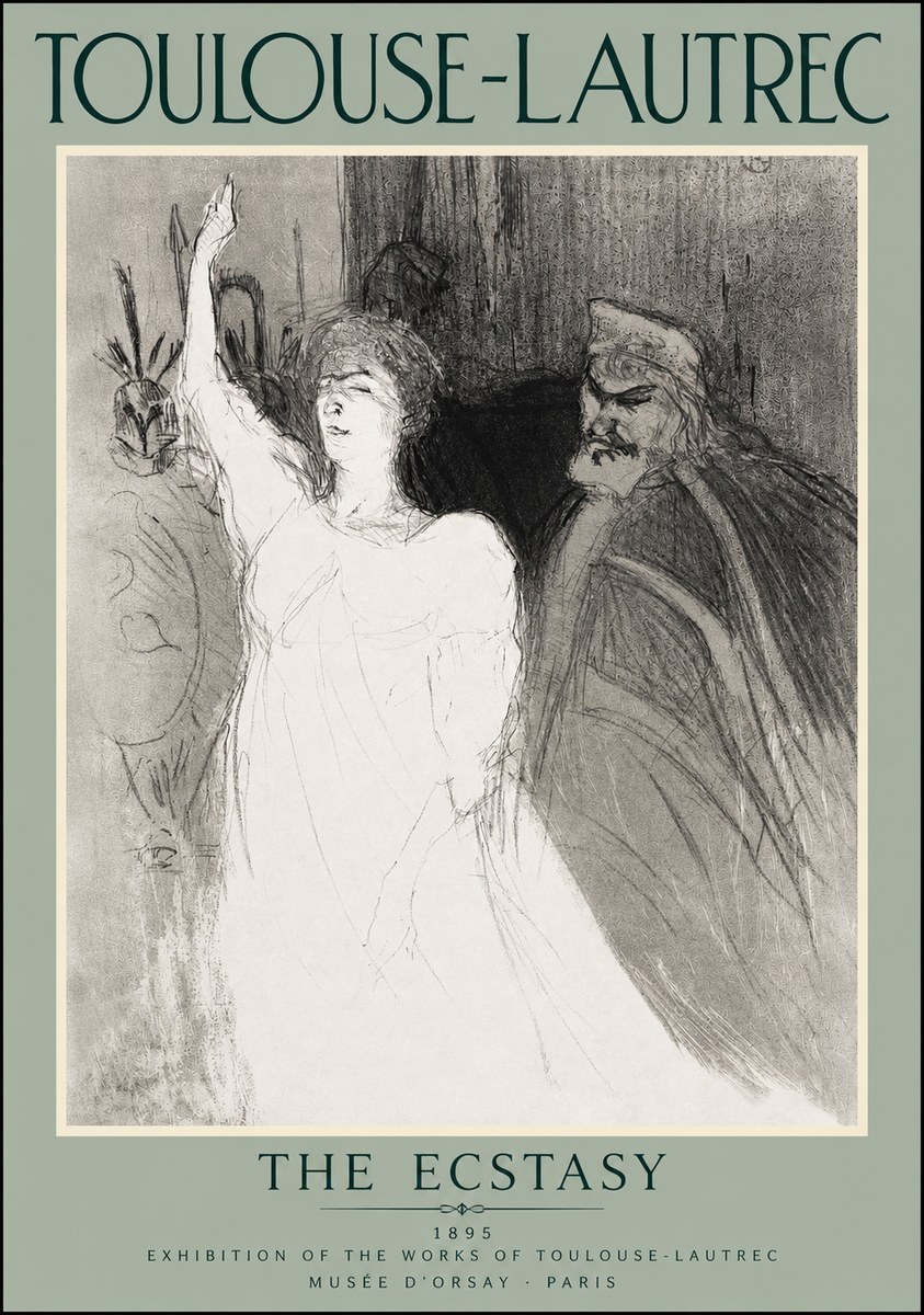 Toulouse-Lautrec The Ecstasy No3 - Poster