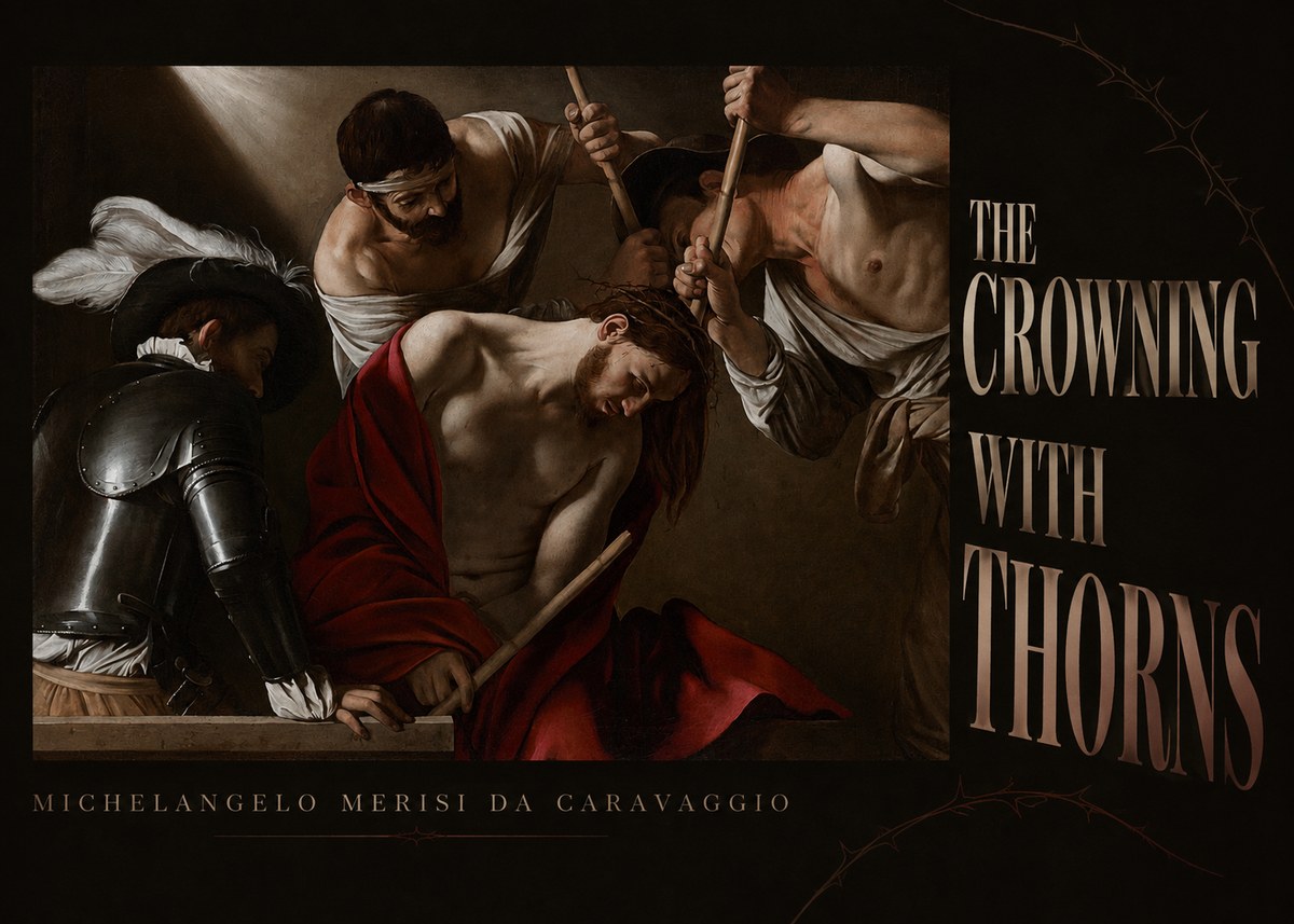 Michelangelo Merisi da Caravaggio The Crowning with Thorns I No5 - Poster