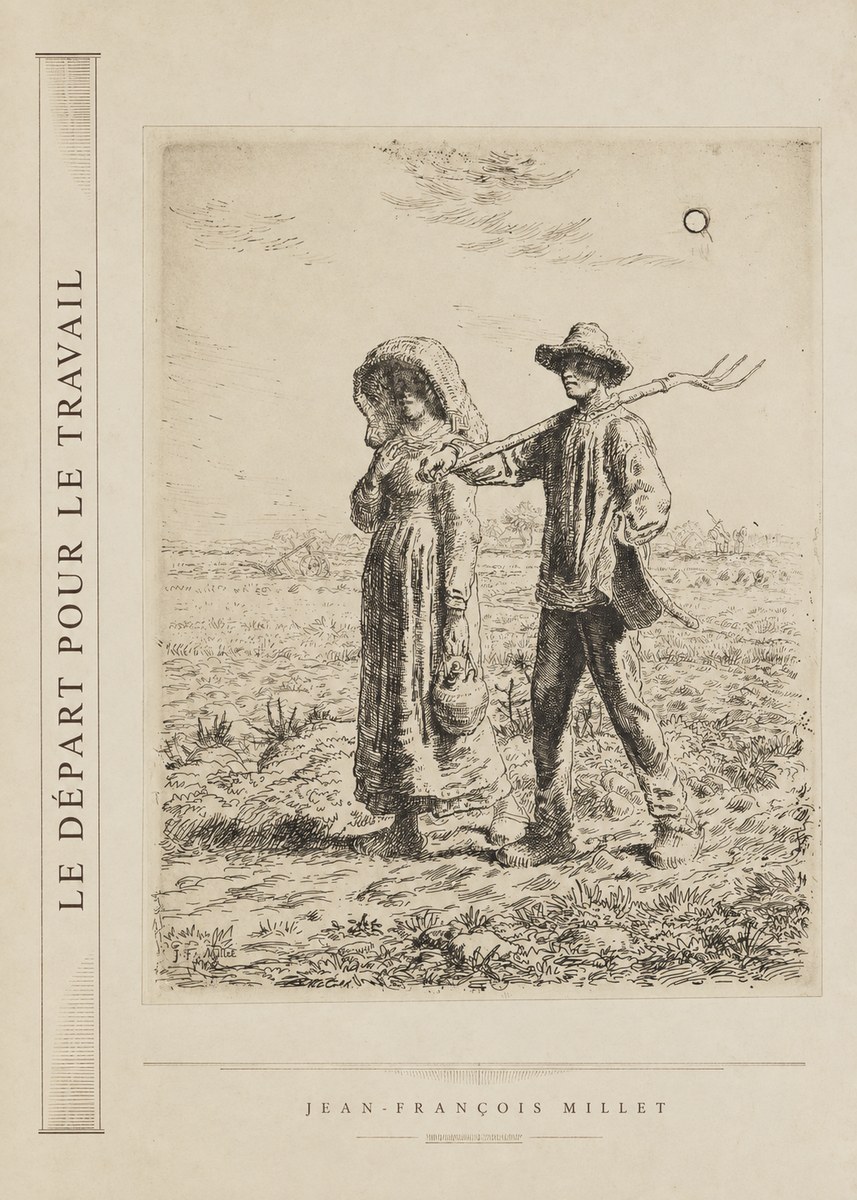 Jean-François Millet Le Départ Pour Le Travail II No2 - Poster