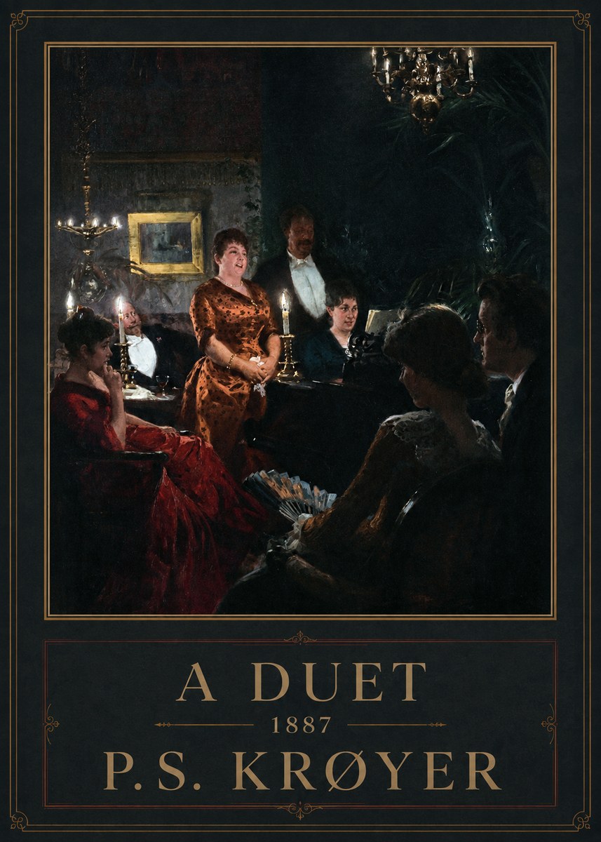 P.S. Krøyer A Duet No1 - Poster