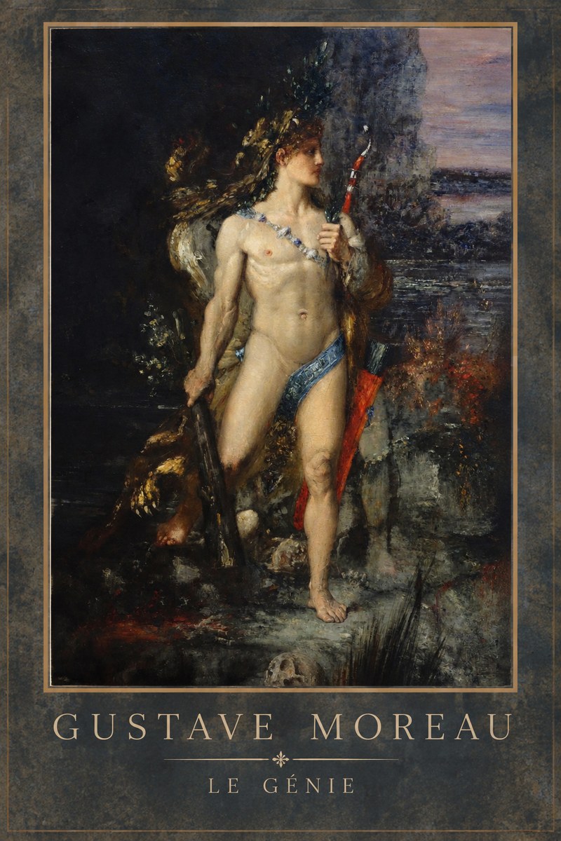 Gustave Moreau Saint Sebastian I No4 - Poster