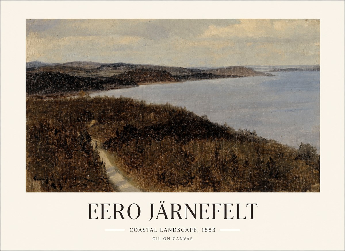 Eero Järnefelt Coastal Landscape, 1883 No1 - Poster