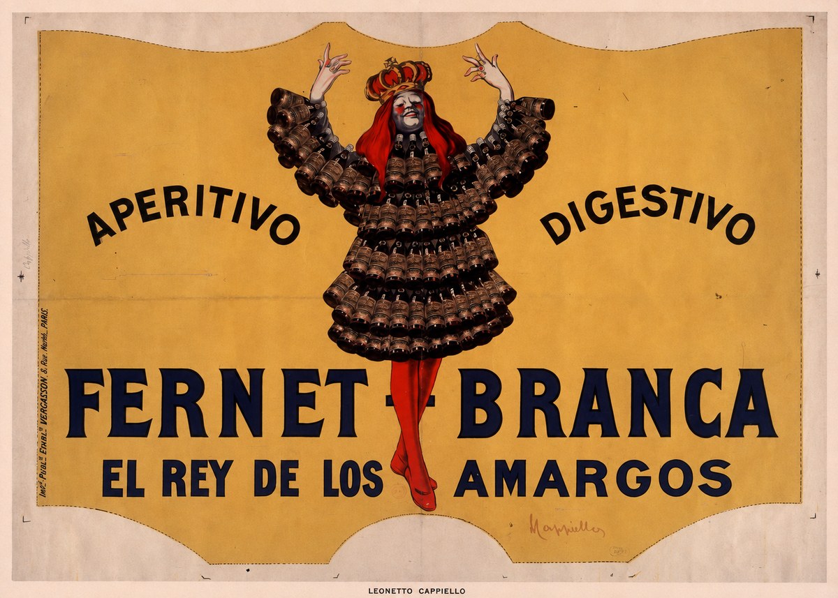 Leonetto Cappiello Fernet Branca No6 - Poster