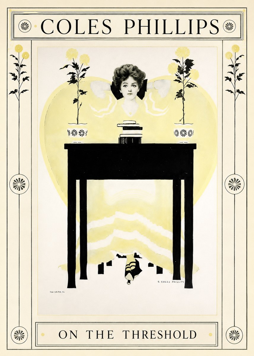 Coles Phillips On the Threshold No1 - Poster
