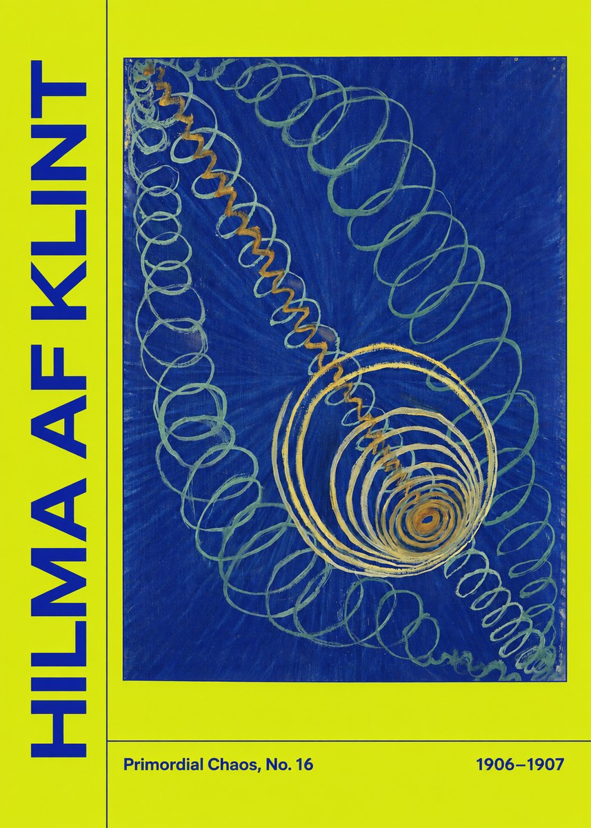 Hilma af Klint Primordial Chaos, No. 16 No2 - Poster