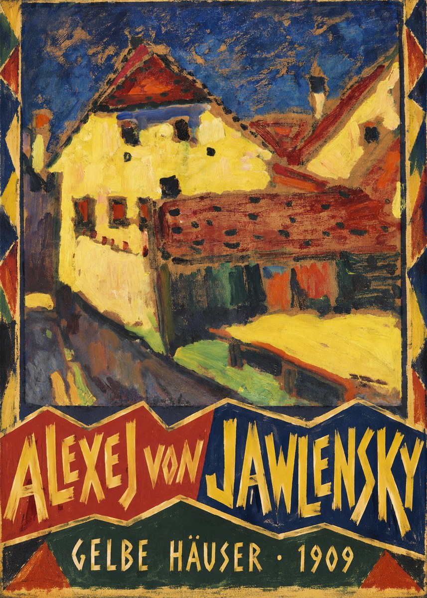 Alexej von Jawlensky Gelbe Häuser No5 - Poster