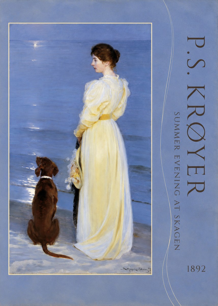 P.S. Krøyer Summer Evening at Skagen No2 - Poster
