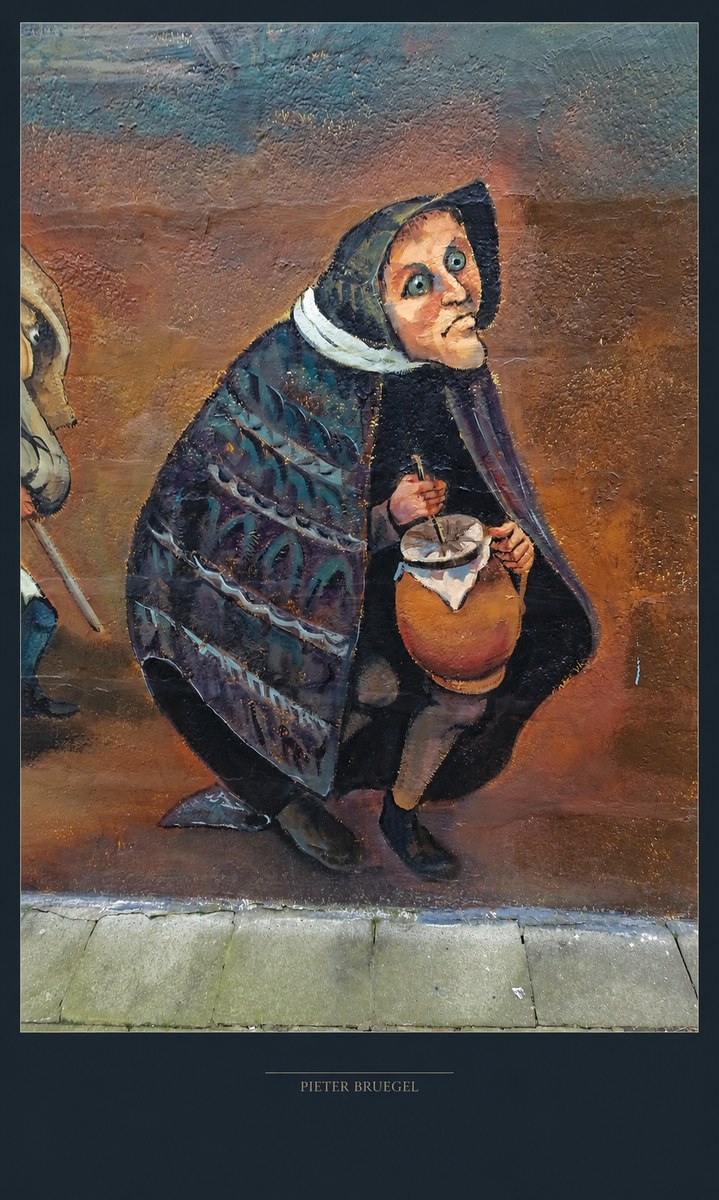 Pieter Bruegel The Beggar Woman with Jug No4 - Poster
