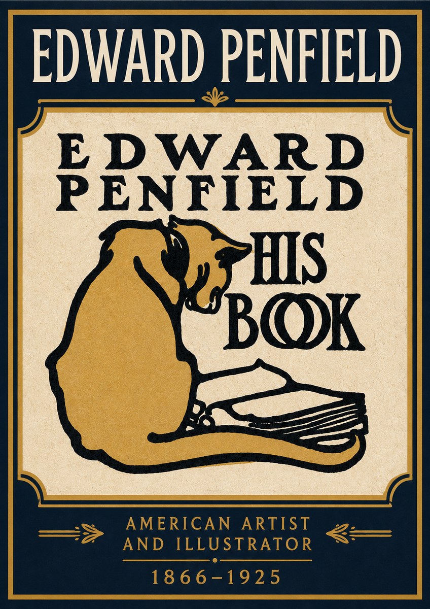Edward Penfield His Book No3 - Poster