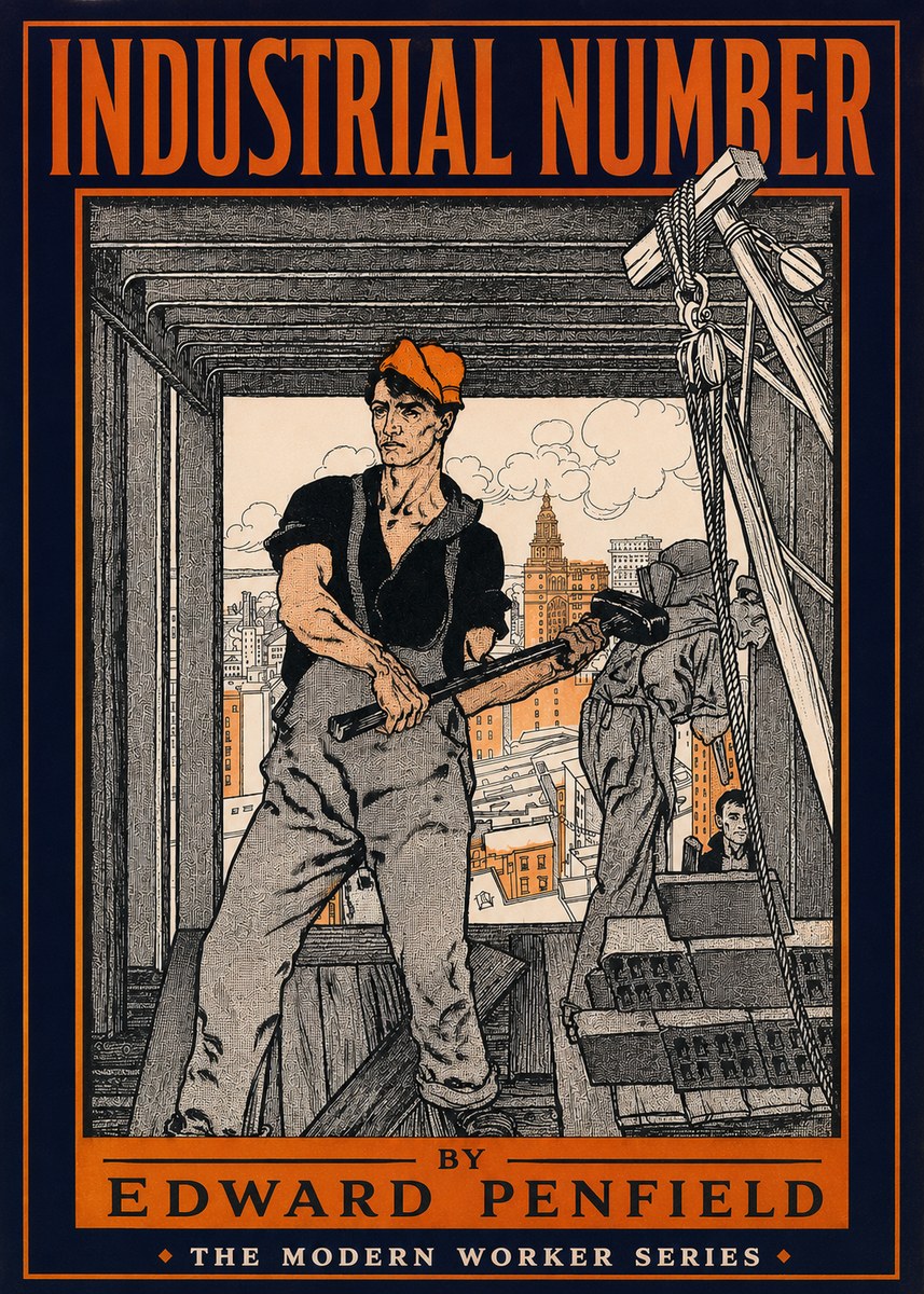 Edward Penfield Industrial Number No2 - Poster