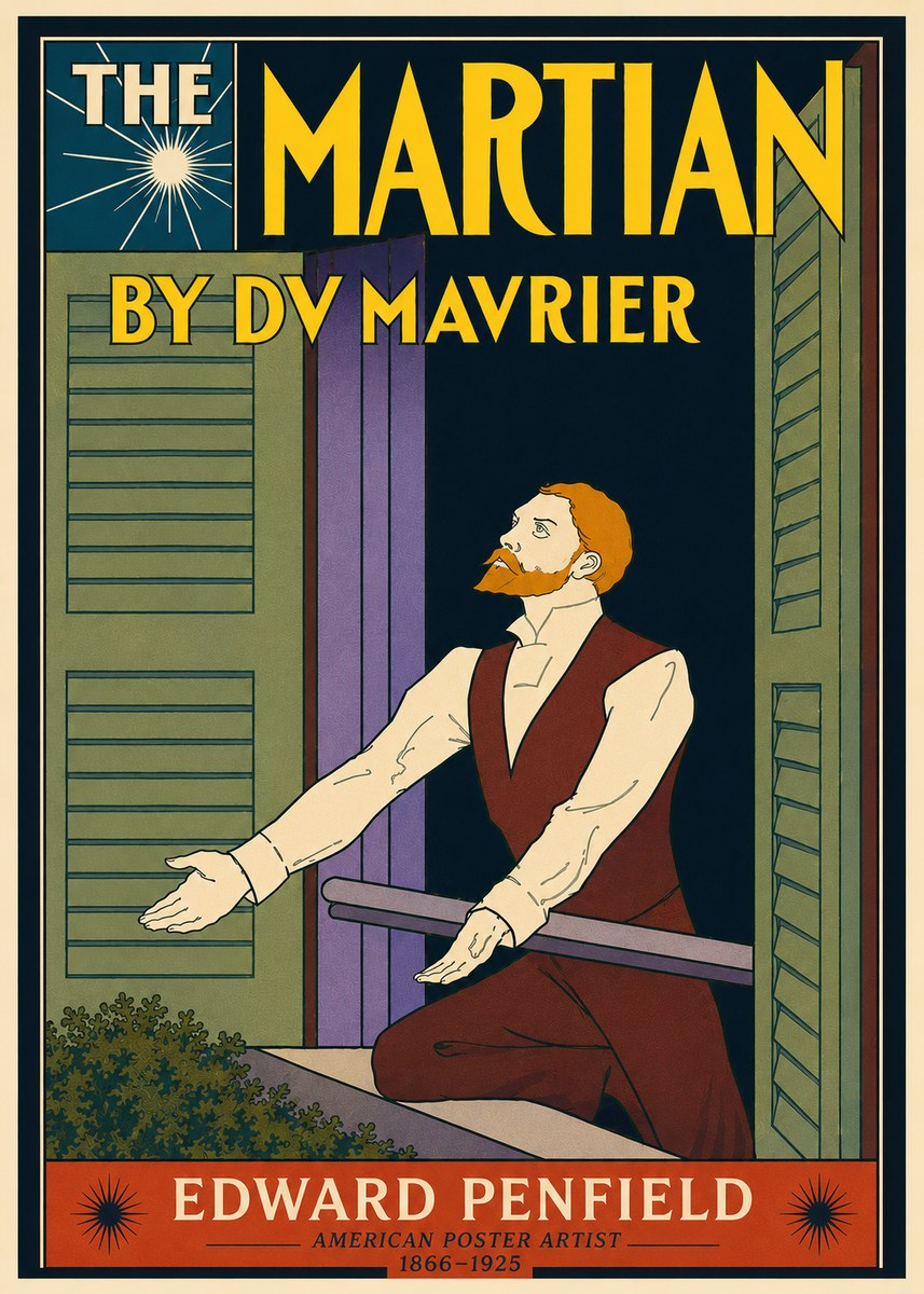 Edward Penfield The Martian by Dv Mavrier No6 - Poster