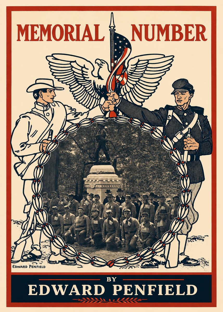 Edward Penfield Memorial Number No2 - Poster