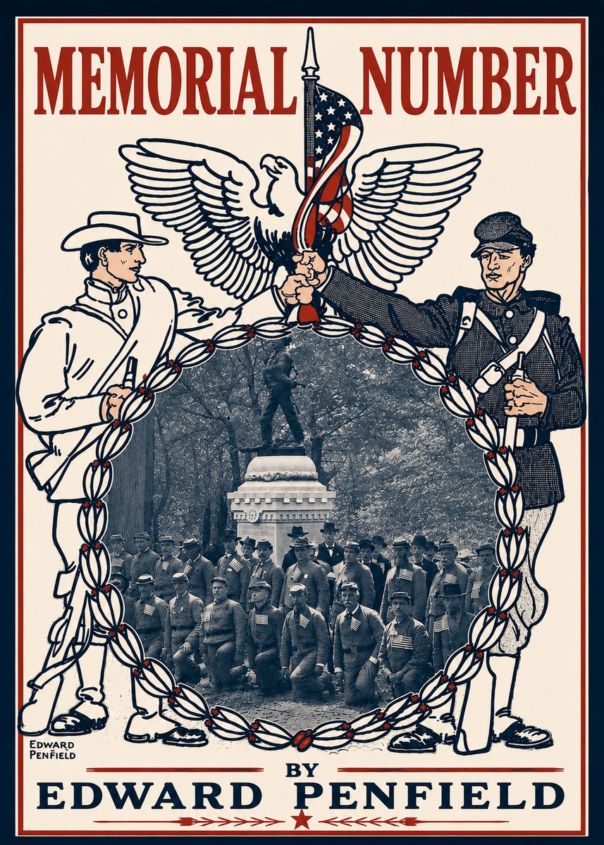 Edward Penfield Memorial Number No5 - Poster