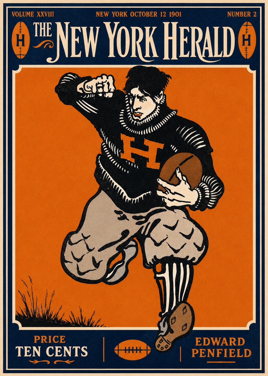 Edward Penfield The New York Herald No5 - Poster
