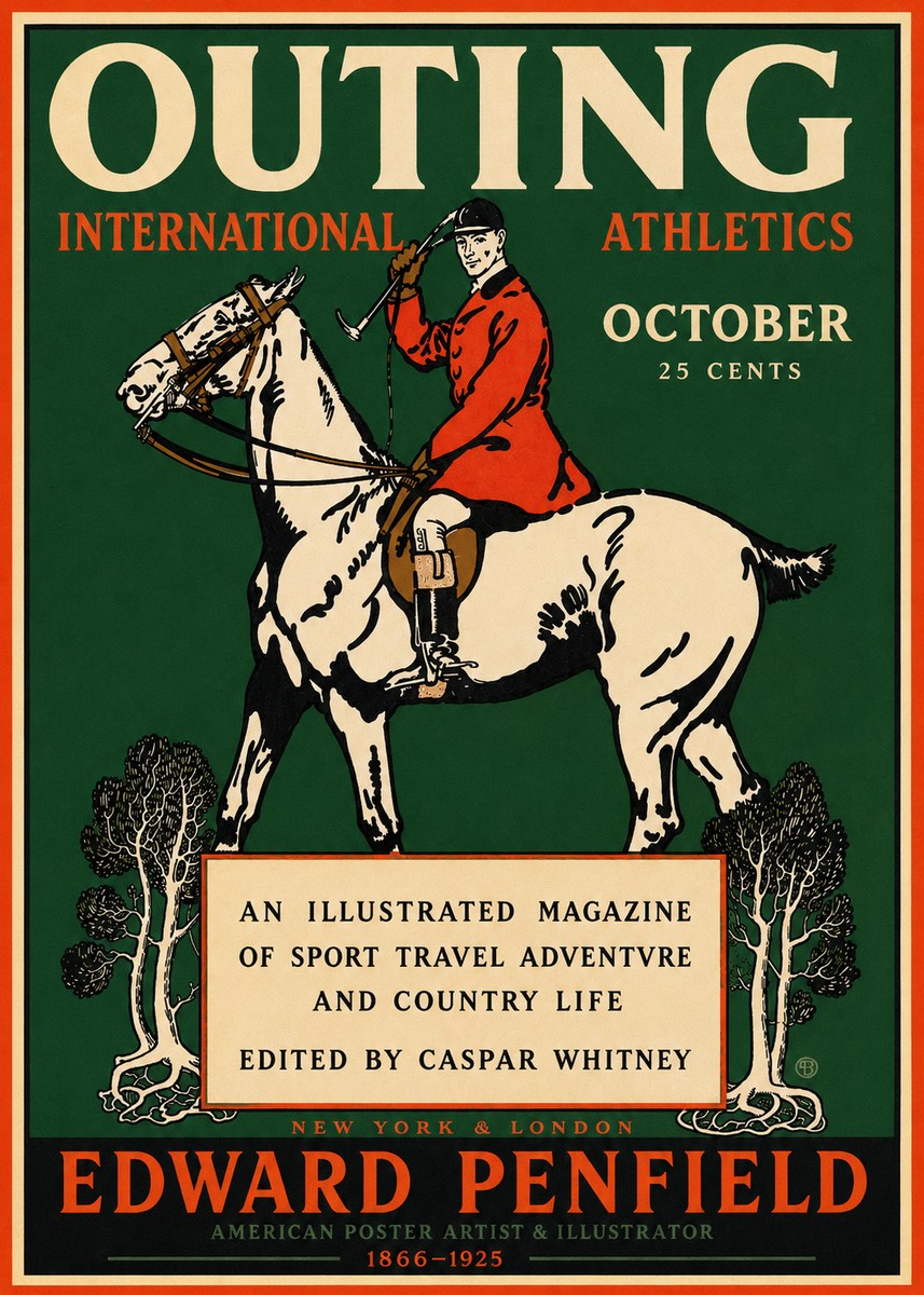 Edward Penfield Outing No3 - Poster