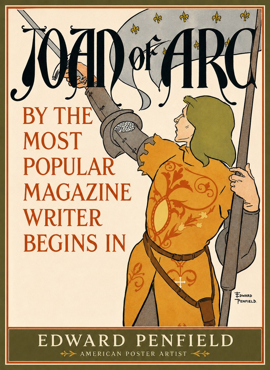Edward Penfield Joan of Arc No2 - Poster