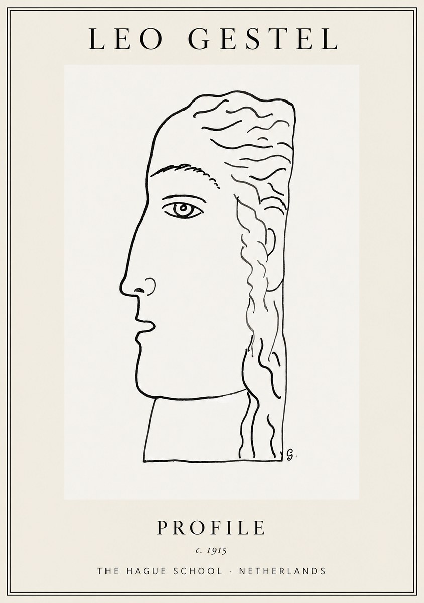Leo Gestel Profile No1 - Poster