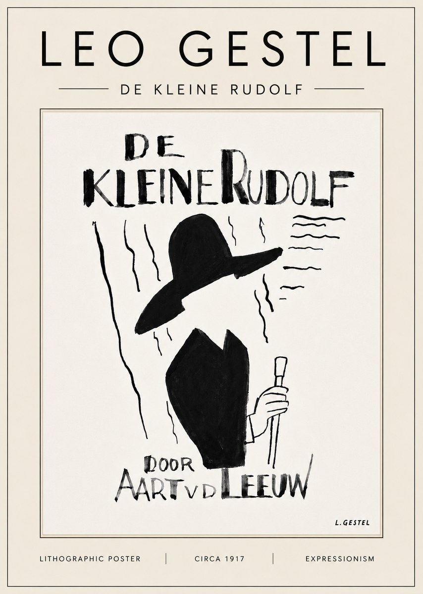 Leo Gestel De Kleine Rudolf No6 - Poster