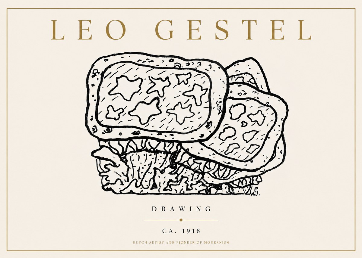 Leo Gestel Drawing Ca. 1918 No3 - Poster