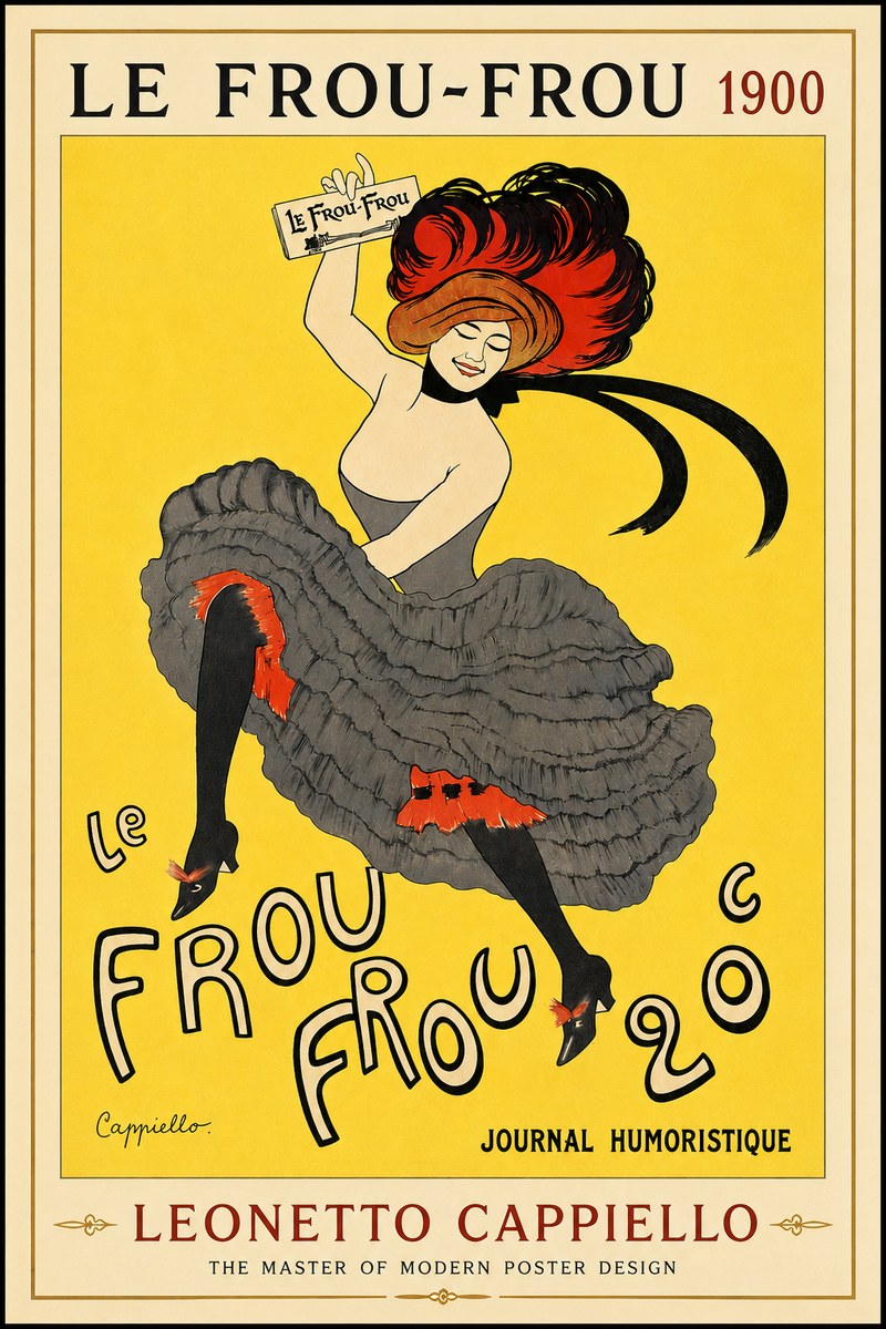 Leonetto Cappiello Le Frou-frou No4 - Poster