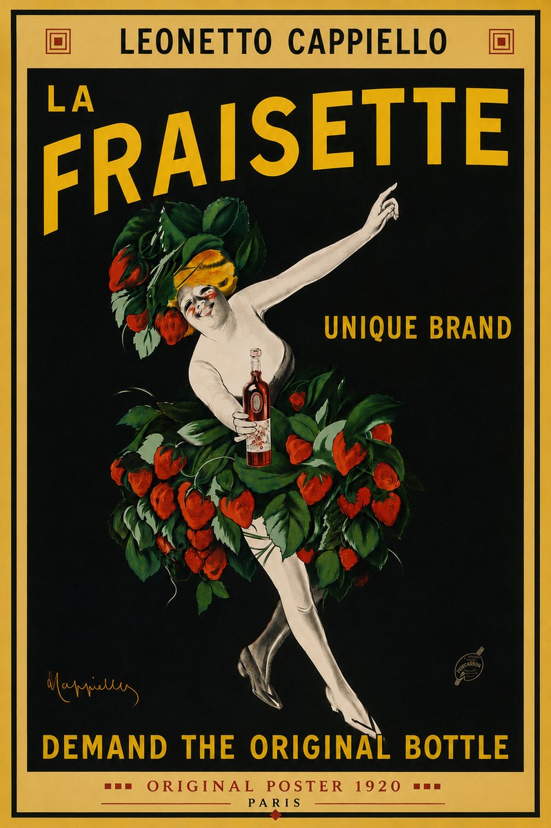 Leonetto Cappiello La Fraisette No6 - Poster