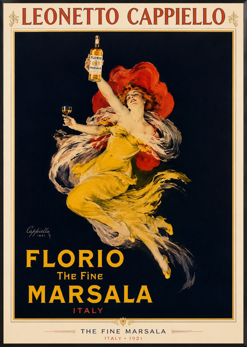 Leonetto Cappiello Florio the Fine Marsala No2 - Poster