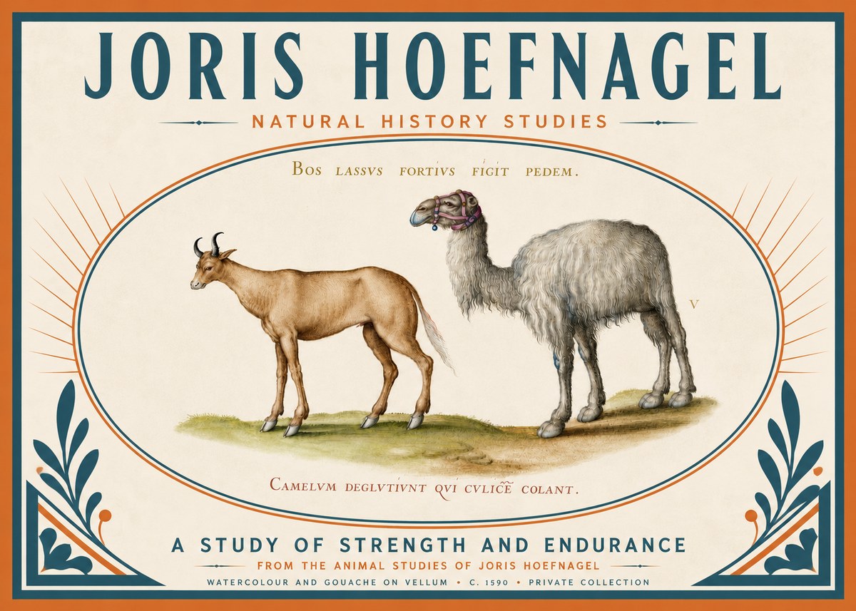 Joris Hoefnagel A Study of Strength and Endurance No4 - Poster