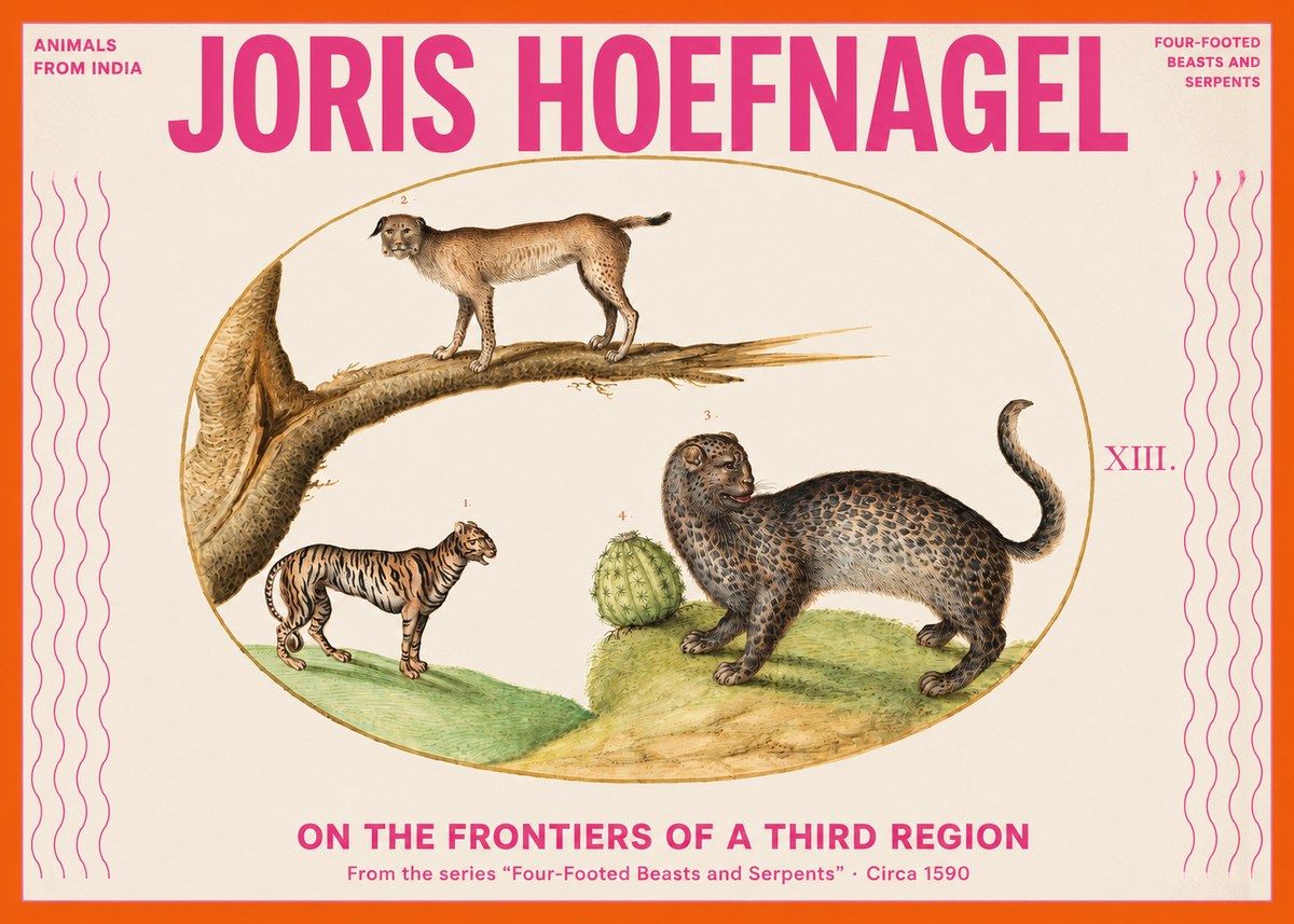 Joris Hoefnagel Four Beasts No3 - Poster