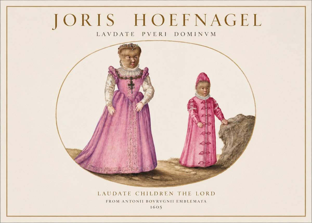 Joris Hoefnagel Laudate Pueri Dominum No3 - Poster