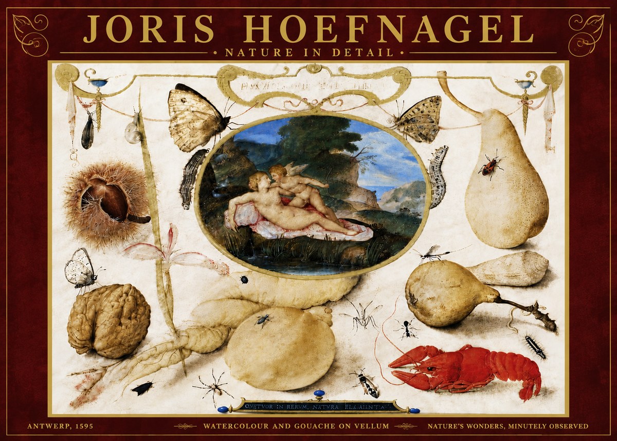 Joris Hoefnagel Nature in Detail No6 - Poster