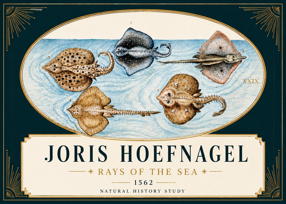 Joris Hoefnagel Rays of the Sea No6 - Poster