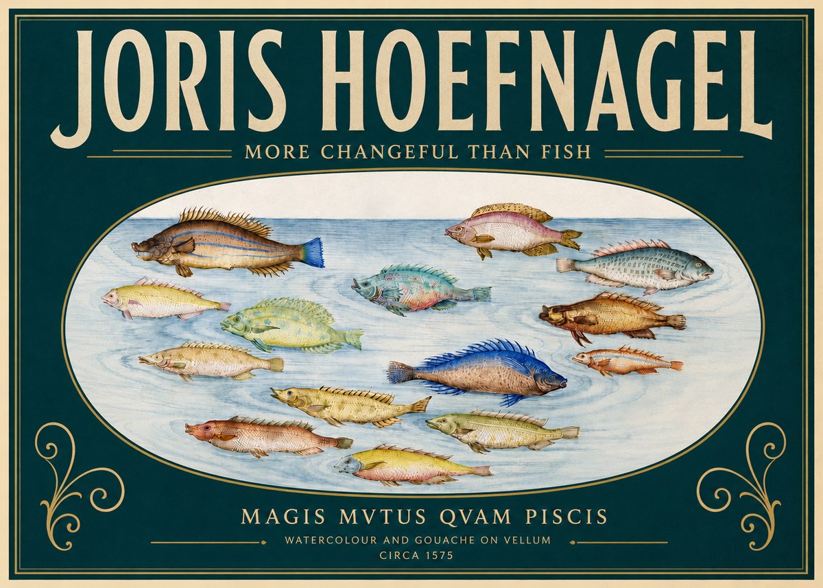 Joris Hoefnagel Fish More Than Silent No5 - Poster