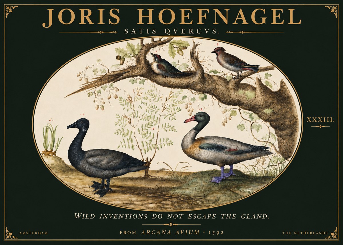 Joris Hoefnagel Satis Quercus. Birds of the Marsh No6 - Poster