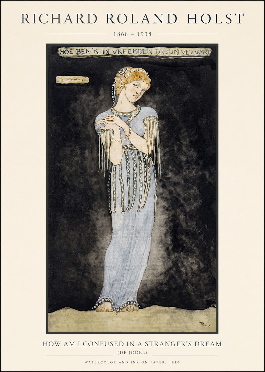 Richard Roland Holst How Am I Confused in a Stranger's Dream No1 - Poster