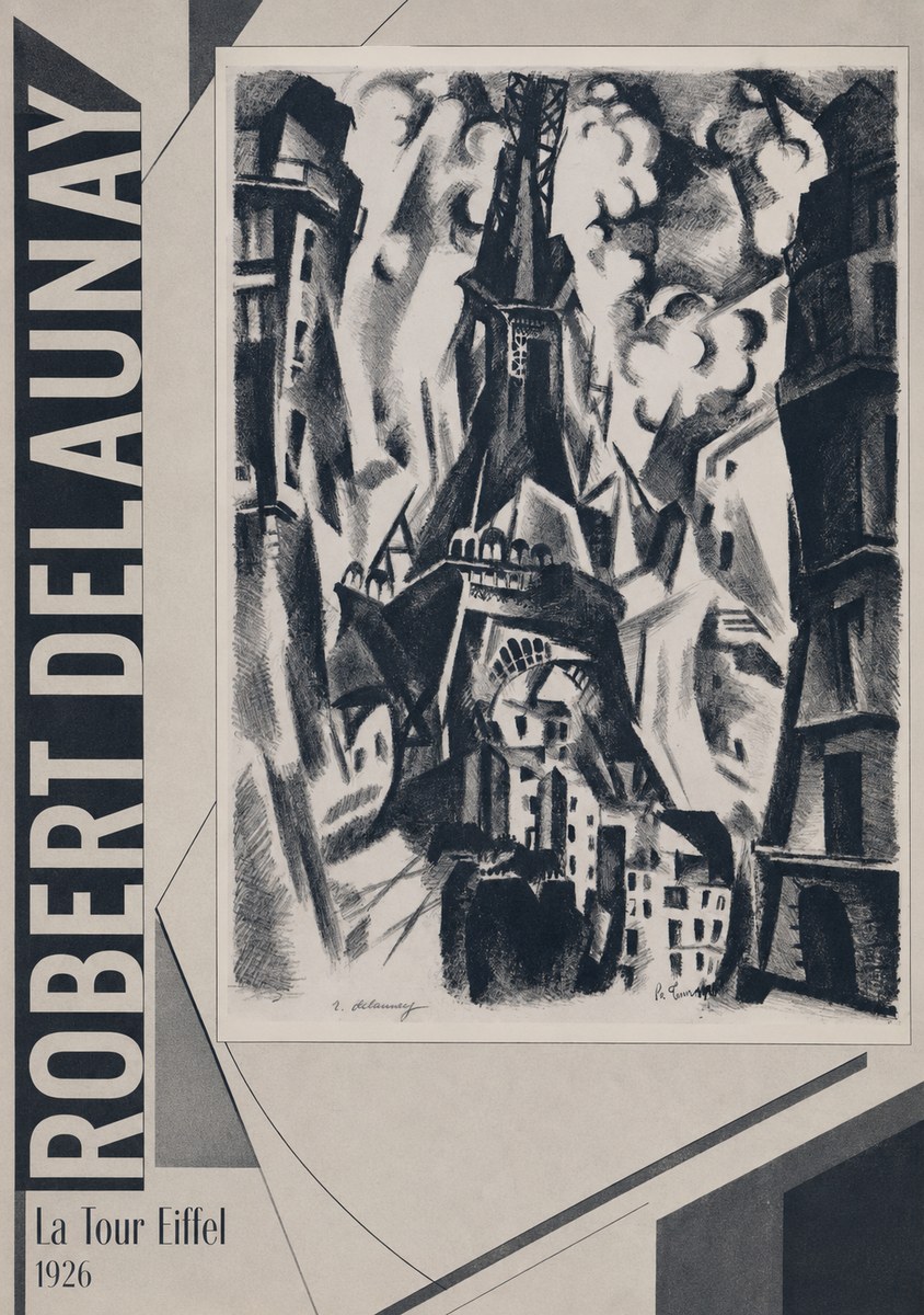Robert Delaunay La Tour Eiffel No2 - Poster