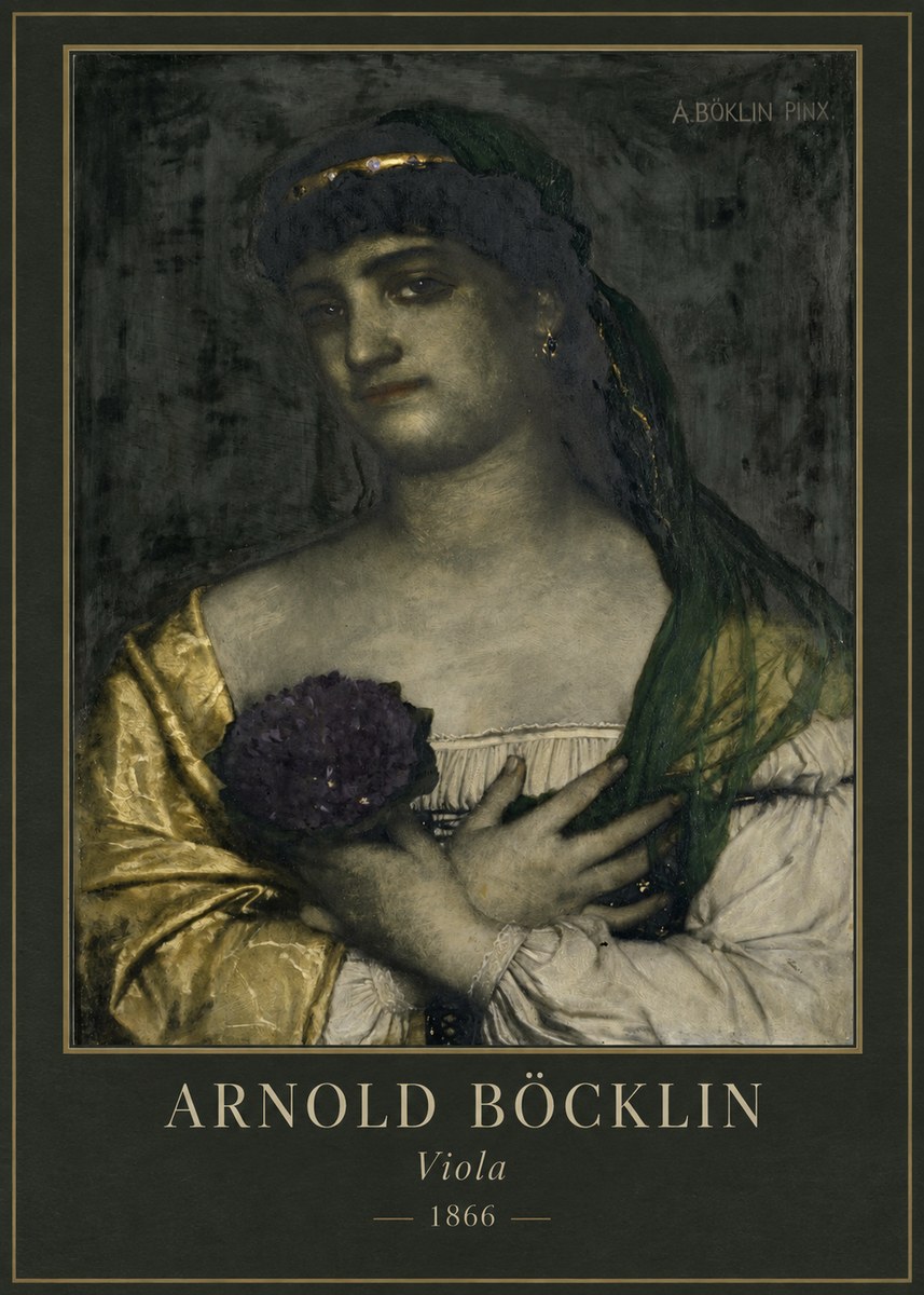 Arnold Böcklin Viola No1 - Poster