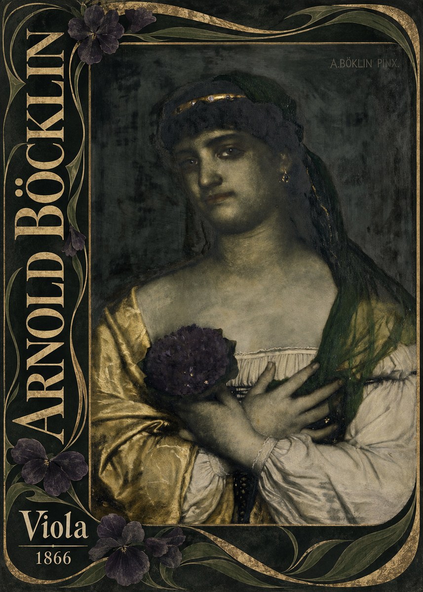 Arnold Böcklin Viola No5 - Poster